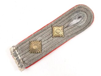 Heer, einzelnes Schulterstück für einen Oberstleutnant der Artillerie, Länge etwa 11cm
