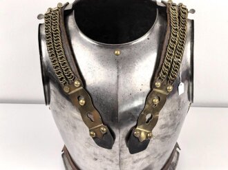 Frankreich, eiserner Kürass. Die Brust datiert 1856,...