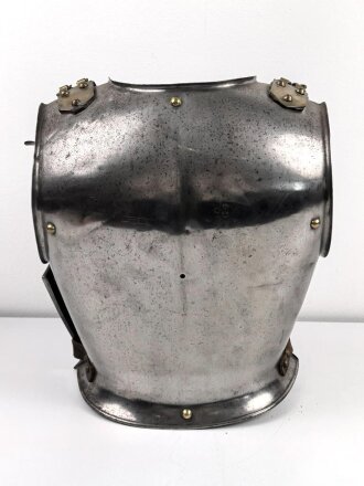 Frankreich, eiserner Kürass. Die Brust datiert 1856, der Rücken 1875. Der Bauchgurt sowie die beiden Lederunterfutter für die Ketten ergänzt. gereinigt, guter Gesamtzustand