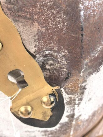 Bayern, eiserner Kürass für Mannschaften, Modell 1845. Vorder- und Rücken Grösse "B" Die Verbindungsriemen samt Schuppen sowie der Bauchriemen neuzeitlich ergänzt. Ungereinigtes Stück