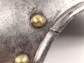 Eiserner Kürassrücken für Mannschaften,die Stempelung für mich nicht eindeutig zuzuordnen, gereinigtes Stück