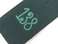 Heer, einzelne Schulterklappe für Mannschaften im Gebirgsjäger Regiment 138, Länge etwa 12cm