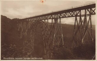 Ansichtskarte "Riesenbrücke zwischen Solingen...