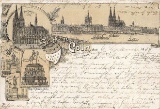 Ansichtskarte "Gruß aus Cöln"