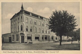 Ansichtskarte "Hotel Hamburger Hof"datiert 1943