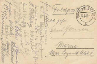 Ansichtskarte "Hotel Hamburger Hof"datiert 1943