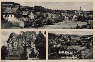 Ansichtskarte "Gruss aus Rossbach"