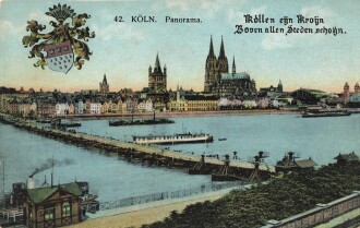Ansichtskarte "Köln Panorama"