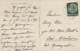 Ansichtskarte "Carl von Orv Wwe."