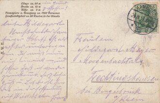 Ansichtskarte "Turbinendampfer Königin Luise"