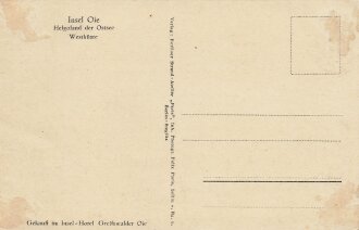 Ansichtskarte "Insel Oie - Helgoland der Ostsee -...