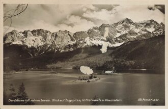 Ansichtskarte "Der Eibbsee mit seinen Ineln"