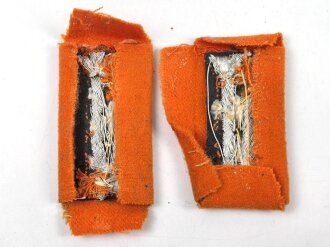 Heer, zwei Ärmelpatten für einen Waffenrock der Feldgendarmerie oder Wehrersatzwesen