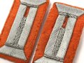 Heer, zwei Ärmelpatten für einen Waffenrock der Feldgendarmerie oder Wehrersatzwesen
