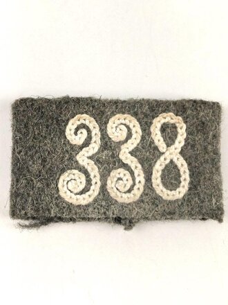 Heer, einzelner Überschub für eine Schulterklappe Infanterie Regiment 338