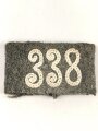 Heer, einzelner Überschub für eine Schulterklappe Infanterie Regiment 338