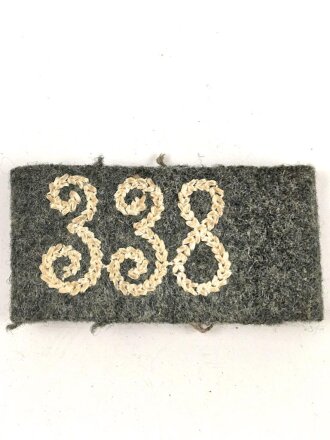 Heer, einzelner Überschub für eine Schulterklappe Infanterie Regiment 338