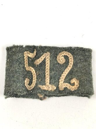 Heer, einzelner Überschub für eine Schulterklappe Infanterie Regiment 512