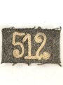 Heer, einzelner Überschub für eine Schulterklappe Infanterie Regiment 512