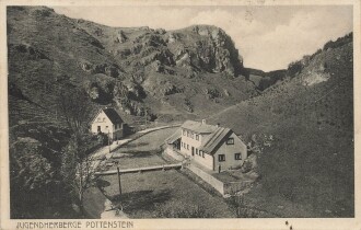 Ansichtskarte "Jugendherberge Pottenstein", datiert 1936