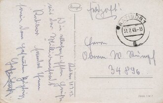 Ansichtskarte "Ratibor O./S. - Partie an der...