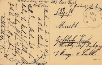 Ansichtskarte "Gruss aus Rietenau" datiert 1918