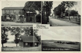 Ansichtskarte "Reckow Kr. Bütow i. Pom."...