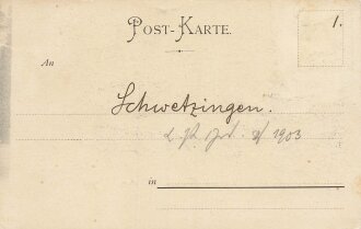 Ansichtskarte "Gruss aus Schwetzingen"