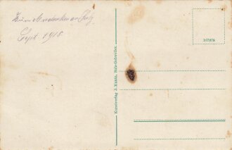 Ansichtskarte "Sulz, O.-Els" datiert 1918