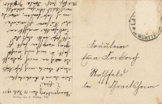 Ansichtskarte "Langenburg" datiert 1915