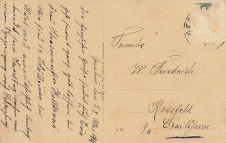 Ansichtskarte "Gerabronn - Altstadt" datiert 1915