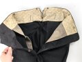 Kaiserreich, schwarze Uniformhose, Eigentumstück, ein Hosenbein zerrissen. Ungereinigt