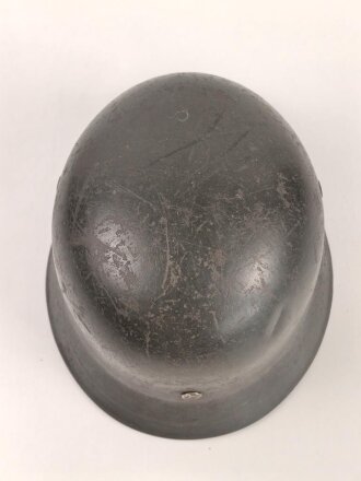 Stahlhelm Modell 1940 für Angehörige des Heeres. In allen Teilen originales und zusammengehöriges Stück, Hersteller ET64