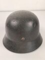 Stahlhelm Modell 1940 für Angehörige des Heeres. In allen Teilen originales und zusammengehöriges Stück, Hersteller ET64