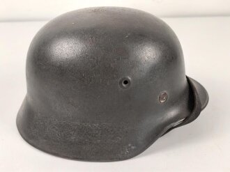Stahlhelm Modell 1940 für Angehörige des Heeres. In allen Teilen originales und zusammengehöriges Stück, Hersteller Q64
