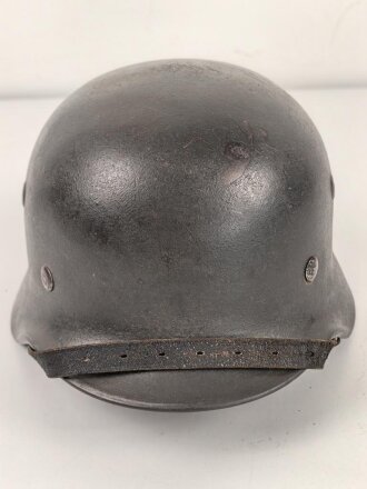 Stahlhelm Modell 1940 für Angehörige des Heeres. In allen Teilen originales und zusammengehöriges Stück, Hersteller Q64
