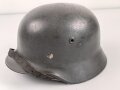 Stahlhelm Modell 1940 für Angehörige des Heeres. In allen Teilen originales und zusammengehöriges Stück, Hersteller Q64