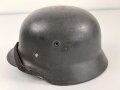 Stahlhelm Modell 1940 für Angehörige des Heeres. In allen Teilen originales und zusammengehöriges Stück, Hersteller Q64