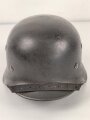 Stahlhelm Modell 1940 für Angehörige des Heeres. In allen Teilen originales und zusammengehöriges Stück, Hersteller Q64