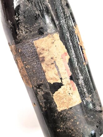 Brandflasche der Wehrmacht, guter Zustand. Ungereinigt, das Etikett " Feuergefährlich"in Teilen  erhalten. Selten