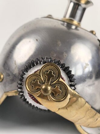 Preußen, Helm für Kürassier Offiziere . Neuzeitliche Sammleranfertigung, Kopfgrösse gemessen 59