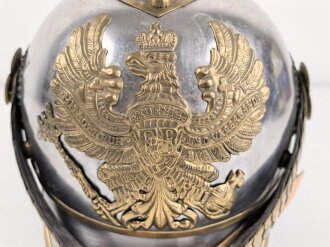 Preußen, Helm für Kürassier Offiziere . Neuzeitliche Sammleranfertigung, Kopfgrösse gemessen 59