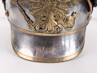 Preußen, Helm für Kürassier Offiziere . Neuzeitliche Sammleranfertigung, Kopfgrösse gemessen 59