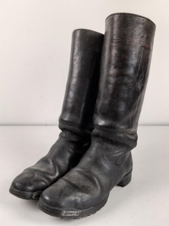 Paar Stiefel für Unteroffiziere der Wehrmacht. Stark...