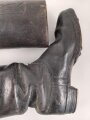 Paar Stiefel für Unteroffiziere der Wehrmacht. Stark getragenes Eigentumspaar, Sohlenlänge knapp über 30cm. Ungereinigt