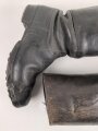 Paar Stiefel für Unteroffiziere der Wehrmacht. Stark getragenes Eigentumspaar, Sohlenlänge knapp über 30cm. Ungereinigt