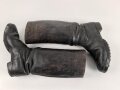 Paar Stiefel für Unteroffiziere der Wehrmacht. Stark getragenes Eigentumspaar, Sohlenlänge knapp über 30cm. Ungereinigt
