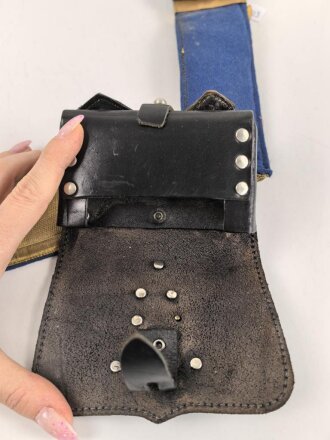 Preußen, Kartuschkasten mit Paradebandolier für Kavallerie. neuzeitliche Sammleranfertigung