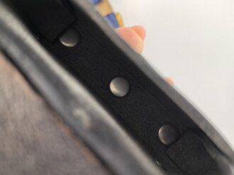 Preußen, Kartuschkasten mit Paradebandolier für Kavallerie. neuzeitliche Sammleranfertigung