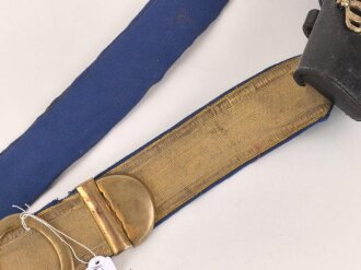 Preußen, Kartuschkasten mit Paradebandolier für Kavallerie. neuzeitliche Sammleranfertigung